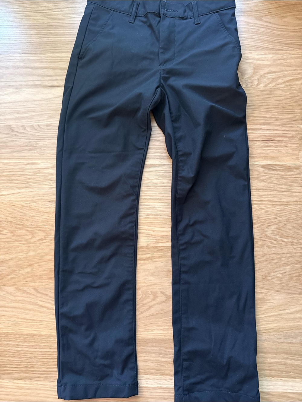 Boys navy Straight-Leg Pants - performance fabric- moisture wicking, quick dry